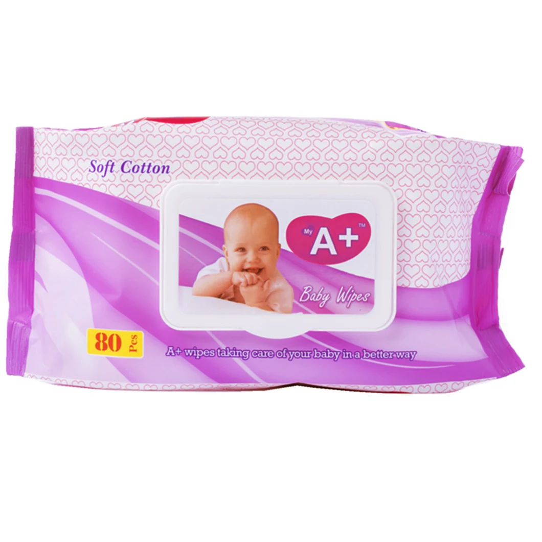 Baby Finger Wipe No Perfume Individual 99% Water Non Woven